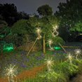 thumbnail image 1 of L Golden warm light Lámpara de fuegos artificiales alimentada por energía Solar, impermeable, para exteriores, césped, cadena Flash, luz Led para césped y jardín, decoración de p, 1 of 5