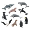 thumbnail image 2 of 10 Piezas Animales Marinos Antárticos Yotijar Estatuilla de Animales, 2 of 3