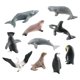 thumbnail image 2 of 10 juegos de animales del Antártico, accesorios de aprendizaje, juguetes educativos en miniatura para y niñas, decoración para tartas, Hugo estatuilla de animales, 2 of 3