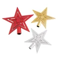 thumbnail image 4 of Decoración del árbol de Navidad Pentagrama Ambiente festivo Enchapado Parte superior del árbol de Navidad Guirnalda de estrellas Suministros addobbi albero di natale, 4 of 5
