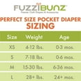 thumbnail image 5 of FuzziBunz Pocket Cloth Diapers 6 Pack Bundle with Inserts (Gender Neutral Prints, Large (25+ lbs)), 5 of 6
