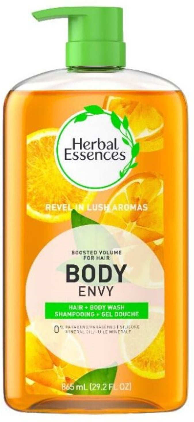 Herbal Essences Body Envy Shampoo & Body Wash, Volumizing Shampoo, 29.2