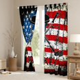 thumbnail image 3 of Feelyou Ice Hockey Sports Curtains Pack of 2 (42x84 Each), US Flag Curtains Blackout, 3 of 6