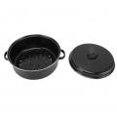 thumbnail image 4 of Roasting Pan With Lid, Exquisite Safe  Roasting Pan  For Baked Sweet Potatoes For Household For Barbecue, 4 of 7