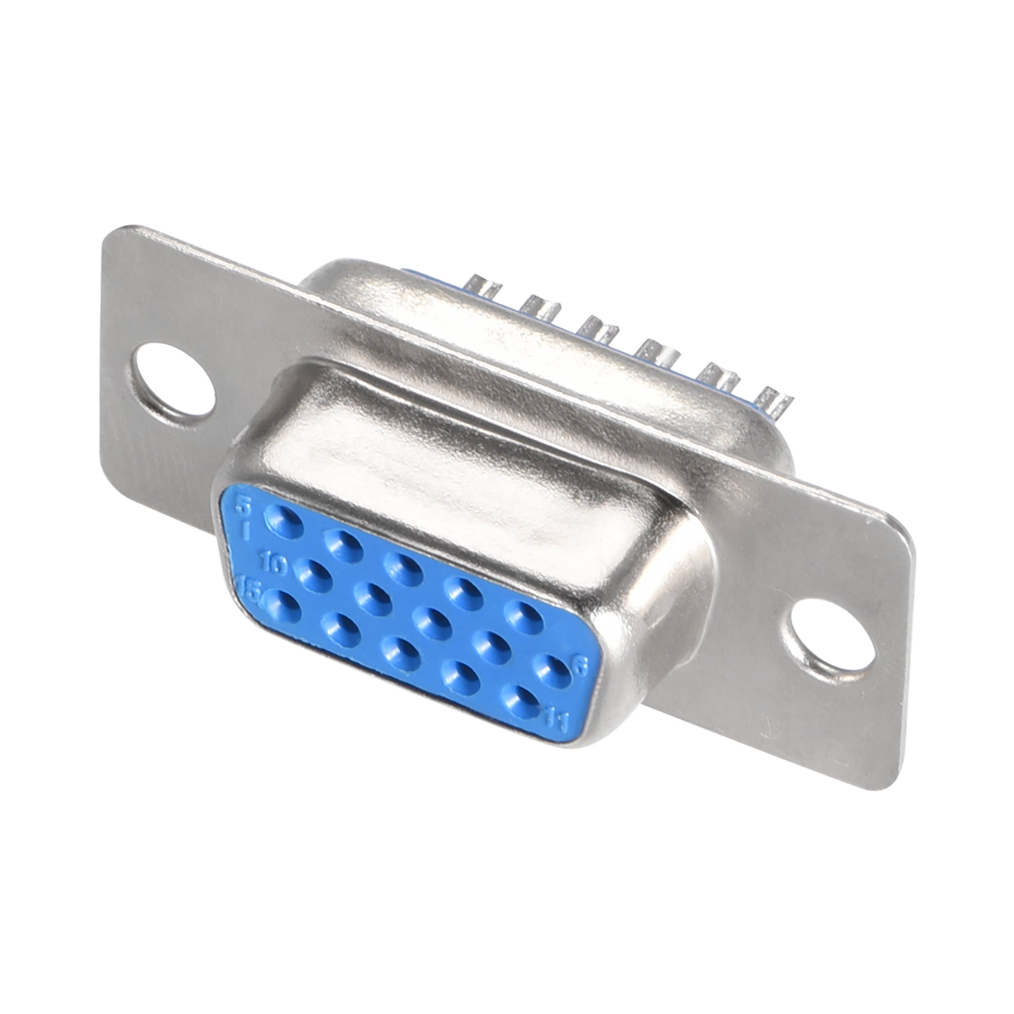D-sub Connector Female Socket 15-pin 2-row Port Terminal