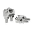 thumbnail image 5 of Abrazadera de Cuerda Resistente 2 Uds Macarena Tornillos en U Acero Inoxidable M8 Plata, 5 of 5
