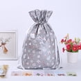 thumbnail image 4 of facefd Christmas Candy Bag Drawstring Cookie Snacks Wrapping Packing Pouch Xmas Printed Party Gift M, 4 of 7
