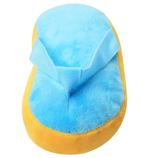 Puppy Slipper Toy Interactive Realistic Dog Teething Toy Pet Squeaky Toy