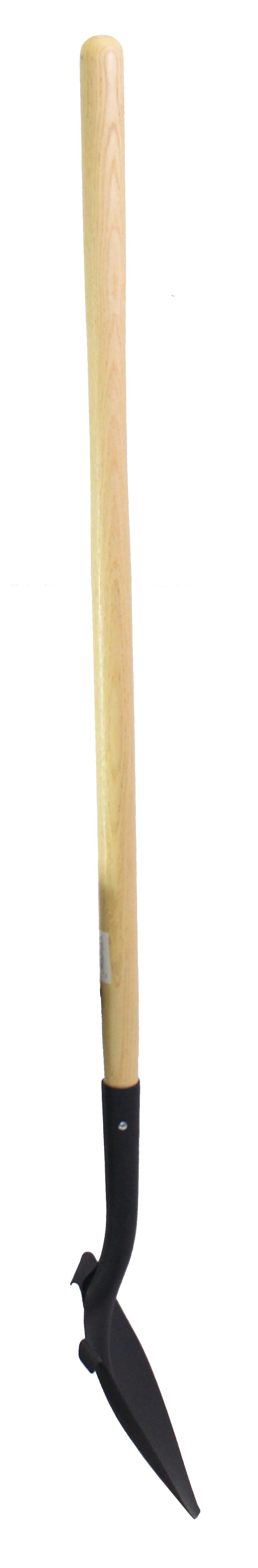 Workforce Tools Round Point Shovel - Sturdy 48” Wooden Handle - Heavy Duty 16 Gauge Steel Head