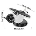 thumbnail image 2 of TOPRenddon Solar Powered Airplane Car Decor - Moving Dashboard Ornament for Tesla/SUV with Spinning Propellers (Great Pilot Gift Idea), 2 of 7