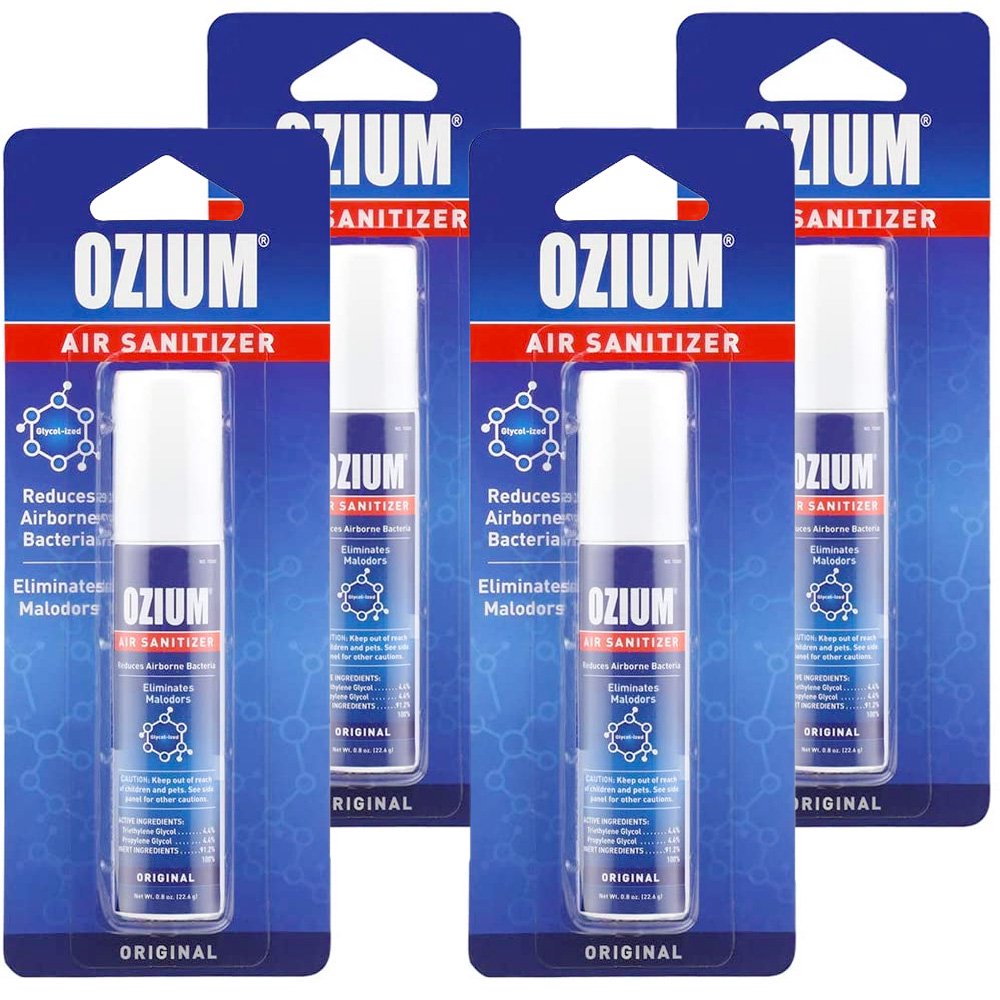 Ozium Air Sanitizer 0.8 oz Spray, Original 4PACK