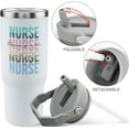 thumbnail image 3 of Nurse Tumbler - 30 Oz Insulated Nurse Coffee Cup, Mug, Water Bottle, Drinking Glasses - Medical Assistant Gifts for Women, 3 of 6