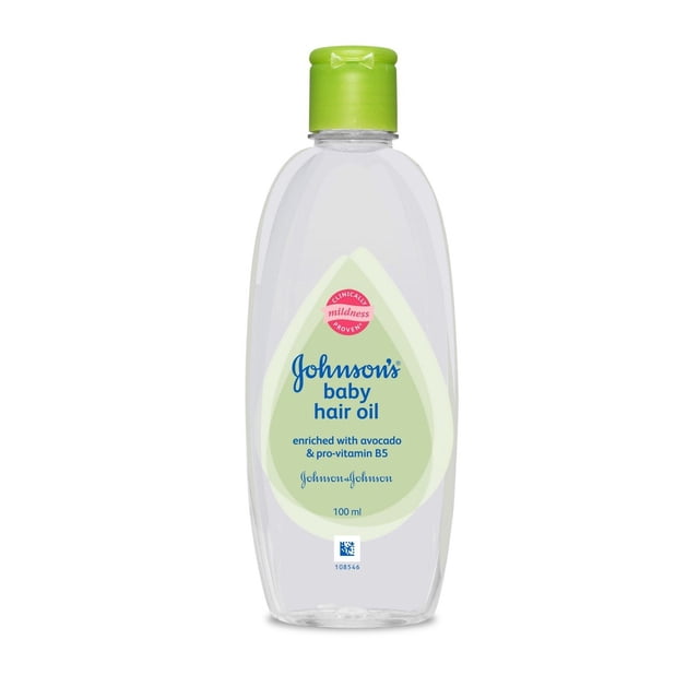 Aceite para el cabello de bebé Johnson's 100 ml con aguacate y pro-vitamina B5