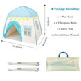 thumbnail image 3 of Princess castle play tent, Kids Teepee Tent, Large Children Playhouse, Oxford Fabric Children Playhouse for Indoor Outdoor with Carry Bag, Playhouse Boys & Girls Birthday Gift, 3 of 8