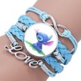 thumbnail image 5 of Lilo & Stitch Disney Time Gem pulseras para niñas, joyería de Anime, accesorio de moda, pulsera multicapa de dibujos animados, regalo de cumpleaños para niños, 5 of 5