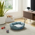 thumbnail image 2 of Sam's Pets Arthur Small Teal Hexagon Dog Bed, 2 of 6