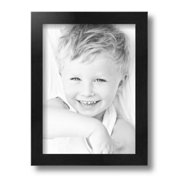 ArtToFrames 8x11" Black Picture Frame, Black Wood Poster Frame, with Regular Glass and 2 (FBPL-5141)