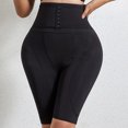 thumbnail image 4 of Elainilye Fashion Shapewear Bodysuit Tummy Control High Waisted Body Shaper Shorts Shapewear for Thigh Slimming Shorts,Black, 4 of 7