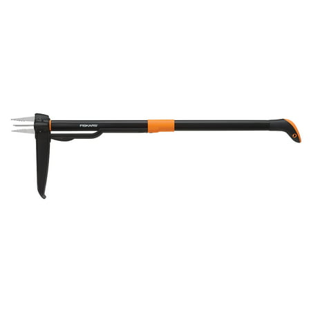 Deluxe Stand-up Weeder (4-claw), Ideal for permanently removing dandelions, thistles and other invasive weeds without multiple applications harsh, costly herbicide By