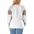 thumbnail image 5 of Plus Size Tops for Women Long Sleeve Crewneck Fall Tshirt Shirts Striped Print Fashion Tunic Blouse Tee for Woman Clothing, 5 of 5