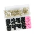 thumbnail image 1 of 135 piezas de ojos y nariz para hacer muñecas, suministros para coser, tejer y hacer manualidades. rosa, 1 of 9