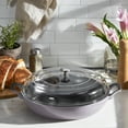 thumbnail image 3 of STAUB Cast Iron 3.5-qt Braiser with Glass Lid - Lilac, 3 of 7