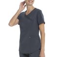 thumbnail image 3 of Scrubstar Women's Antimicrobial Premium Ultimate Mock Wrap Scrub Top, 3 of 11