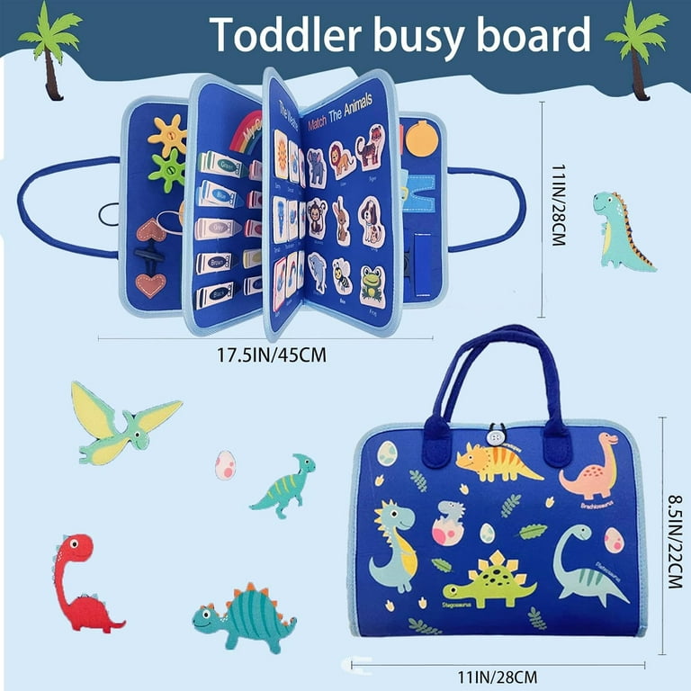Busy Board For Toddlers,Montessori Sensory Board Travel