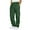 Army Green, variant on Patlollav Mens Sweatpants Drawstring Elastic Waist Solid Color Pocket Sports Pants