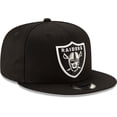 thumbnail image 3 of Gorra New Era NFL 9FIFTY Snapback Las Vegas Raiders, color negro, 3 of 5