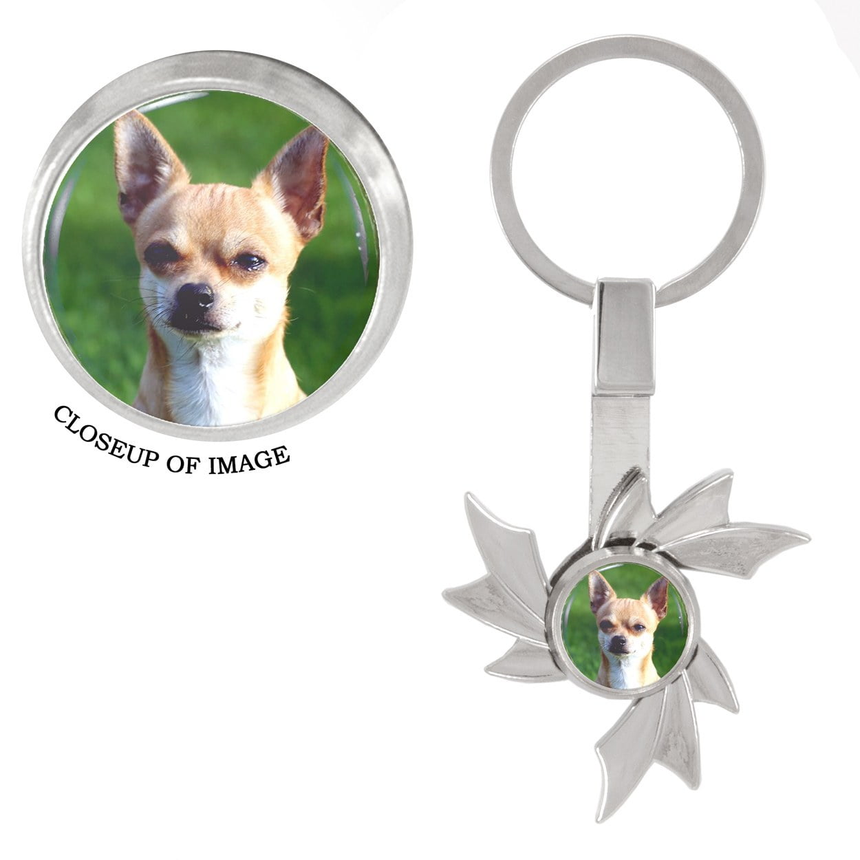Gift Keychain Dog Pet Animal Puppy Chihuahua Funny Cute Umbrella 