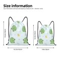 thumbnail image 4 of Kdxio Kawaii Frogs Print Drawstring Backpack Bag,Waterproof Draw String Back Sack, Gym Drawstring Bags Swim Bag For Unisex, 4 of 9