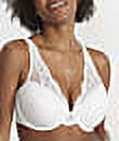 Women's Bali DF0084 One Smooth U Comfort Stretch Lace Underwire Bra (White 34DD)