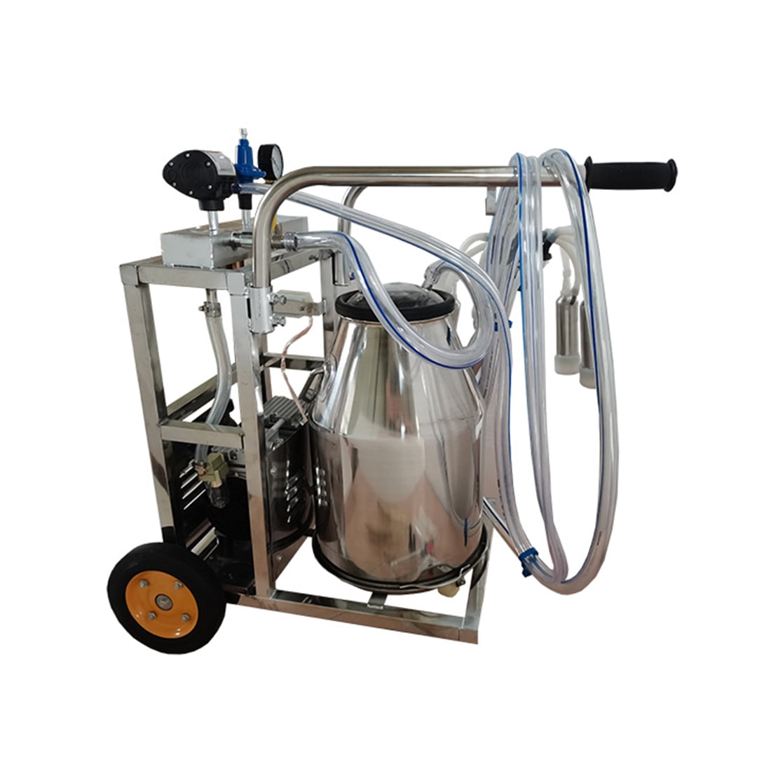 PreAsion 25L Electric Oil-free Vacuum Pump Milking Machine for Cow Goat Sheep Miking