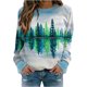 thumbnail image 1 of Camiseta de manga larga con cuello redondo para mujer a la moda, blusa holgada con estampado de otoño, sudadera Fridja FKASFK1789, 1 of 7