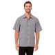 thumbnail image 1 of Camisa de cocina Chef Works en blanco y negro a cuadros, talla XXL, 1 of 1