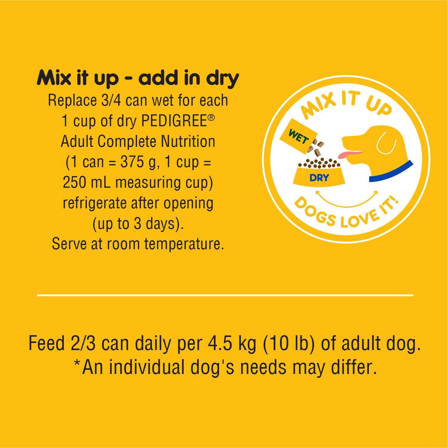 Pedigree High Protein Chicken & Turkey Flavour in Gravy Wet Dog Food, 375g