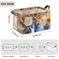 thumbnail image 4 of Sunflowers Roses in Vases Foldable Storage Large Fabric Storage Baskets Organizer Storage Bins with Handles for Shelves, 4 of 8