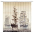 thumbnail image 3 of 3D Printing waterproof Shower Curtains European Retro Ferry Bathroom Polyester cloth Washable Bath Home r, 3 of 7