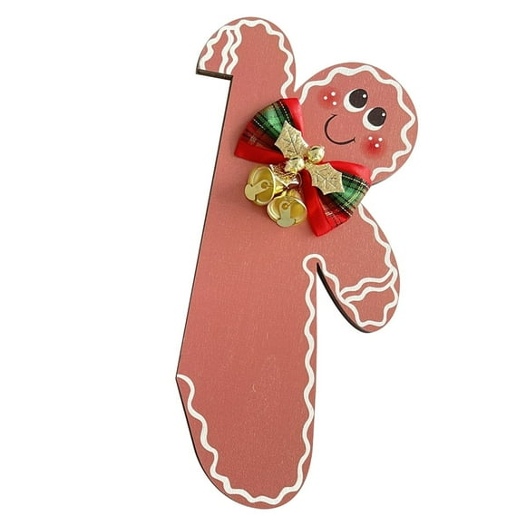 Door Frame Decoration Creative Shaped Christmas Wooden Frame Corner Ornament for Door Mirror Cabinet