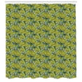 thumbnail image 3 of Ambesonne Floral Shower Curtain, Large Leaves Jungle, 69"Wx84"L, Multicolor, 3 of 3