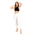 thumbnail image 3 of Pant. Dama skinny basico con bolsas funcionales blanco 11, 3 of 5