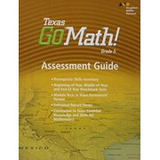 Houghton Mifflin Harcourt Go Math! Texas Assessment Guide Grade 5 9780544060371 0544060377 - New