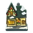 thumbnail image 3 of Christmas Mini LED House Illuminated Atmosphere Gift Decor Mini House Figurines for Xmas Decor B, 3 of 8