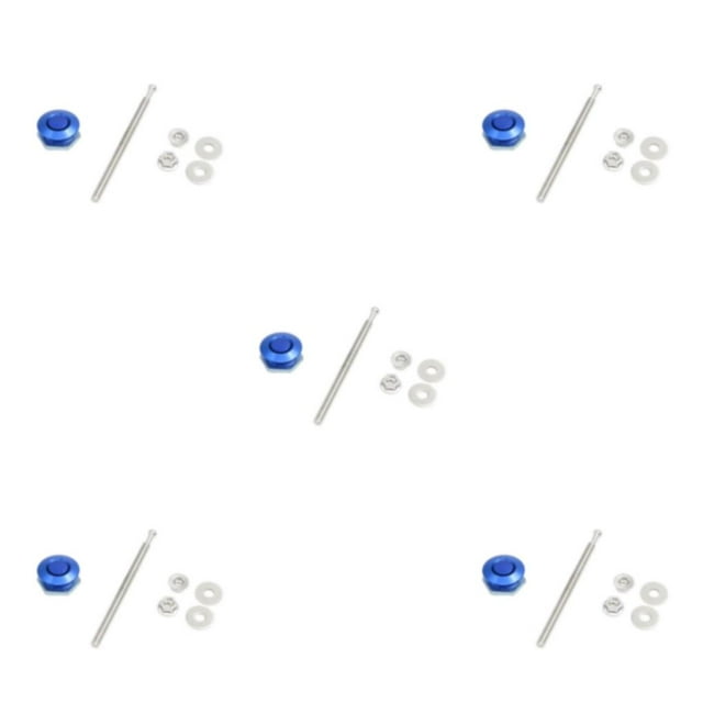 ZheElen Lightweight And Stylish Hood Lock For Car Modification Multiple Sizes blue DP17-25 5Set
