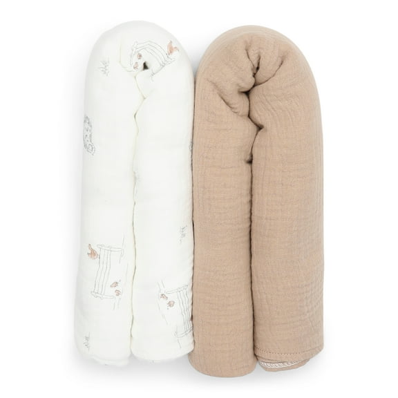 Carter's Child of Mine Baby Swaddle Blanket, 2-Pack, Sizes One Size