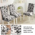 thumbnail image 5 of Rustic Butterfly Bloom Botanical Dining Chair Covers Set of 4 Washable Polyester Stretch Slipcovers Removable Protector for Farmhouse Kitchen, 5 of 7