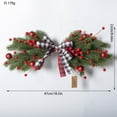 thumbnail image 3 of Bouanq Christmas Decorations Xmas Tree Ornaments Christmas Decorative Garland Wall Hanging Simulated Green Plants Home Lintel Wall Hanging Festive Felling Arrangement Christmas Gifts on Clearance, 3 of 7