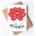 thumbnail image 1 of Lotus Chinese Zodiac Paper Cut Flower Animal Wedding Cards Congratulations Greeting Envelopes, 1 of 3
