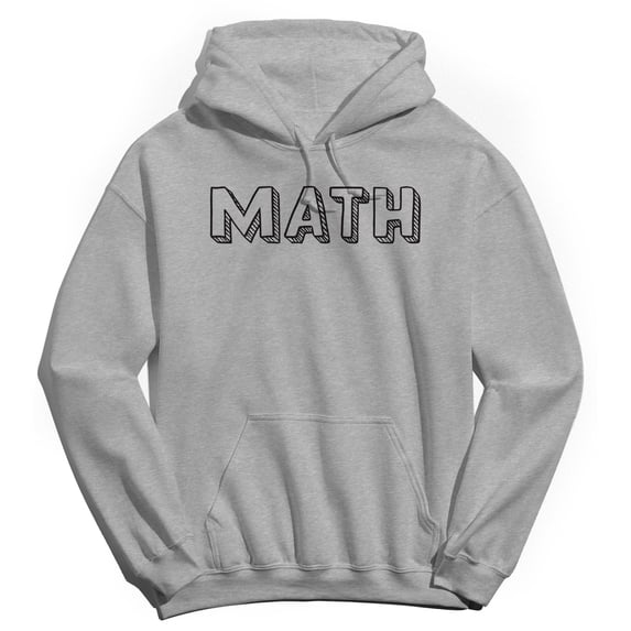 Math Humor Graphic Sport Grey Men's Crewneck Sweatshirt Hoodie
